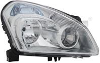 Фара левая nissan qashqai 2007-2010 electric w_o mo
