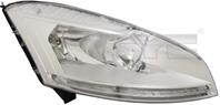 Фара левая эл.+моторчик (прозрач. стекло бел. ук.