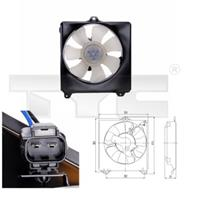 Вентилятор радиатора (с корпусом) TOYOTA RAV 4 I 2.0 06.94-06.00