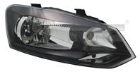 Фара левая эл.+моторчик EU H4 09- TYC