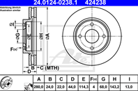 Диск торм nis tiida 06-/cube (z12) 1.6/1.8/1.5dci