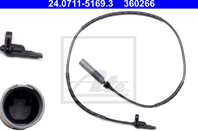 24.0711-5169.3_!датчик ABS зад. BMW E82/E87/E90/E