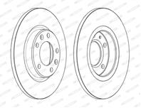 Kpl. tarcz hamulcowych (2 szt.) tyl L/P CITROEN BERLINGO, C4 PICASSO I