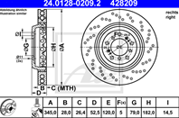 Two-piece brake disk