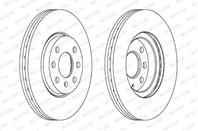 Диск торм. OPEL CORSA C  MERIVA 1.3-1.7L  CDTI (260x24) вентилируемые