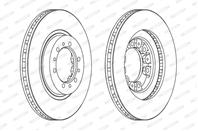 Диск торм. пер. MITSUBISHI FERODO DDF1109