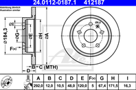 Диск торм opl insignia 1.4-2.0/t/bit/2.0cdti 08- з