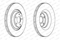 Комплект дисков тормозных (2 диска в комплекте)