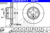 24.0130-0117.1_диск тормозной передний! BMW E65/E