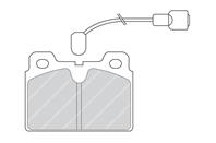 Fdb268 тормозные колодки дисковые oe premier