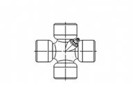 U941 крестовина кардана! d25xl76.5 mitsubishi pajero 90-00/space gear 95&gt