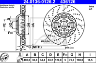 Two-piece brake disk