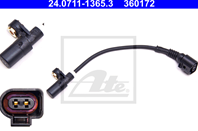 24.0711-1365.3_=23498F [1J0927807D] !датчик ABS зад.\ Audi A3/TT 01&gt
