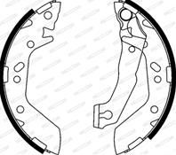 Барабанные тормозные колодки FSB606 от производителя FERODO