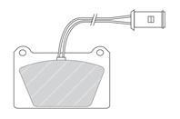 Комплект тормозных колодок, дисковый тормоз