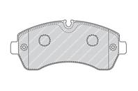 Колодки тормозные MERCEDES-BENZ SPRINTER 06&gt/CRAFTER (5т) 06&gt передние