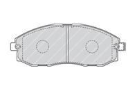 Дисковые тормозные колодки  комплект