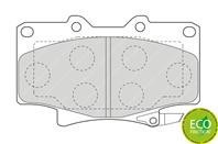 Колодки тормозные дисковые Toyota Land Cruiser Ferodo