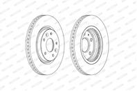 Kpl. tarcz hamulcowych przod l/p nissan leaf  qashqai ii  x-trail renault kadjar 1.2-electric 11.10...