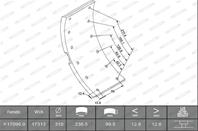 Накладки барабанных тормозных колодок