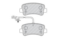 Колодки тормозные дисковые задние FVR4348 от фирмы FERODO