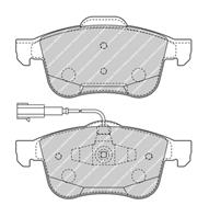 Колодки тормозные передние AR Giulietta 1.4/2.0 04/2010-&gt