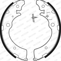 Колодки торм.бар.HONDA ACCORD/CR-V/HR-V/SUZUKI JIMNY 90-