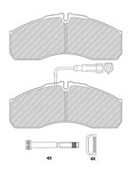 Дисковые тормозные колодки  комплект