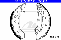 Барабанные тормозные колодки 03013703372 от фирмы ATE