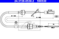 Трос сцепления