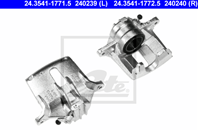 24.3541-1772.5 [4400n1] !суппорт торм. пер.п. citroen c2/c4/berlingo  peugeot 206/307 00&gt d.54