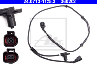 24.0713-1125.3_!датчик ABS зад. п. VW Sharan  Ford Galaxy  Seat Alhambra 1.8-2.3i/TDi 95-10 24.0713-1125.3_!датчик ABS зад. п. VW Sharan  Ford Galaxy  Seat Alhambra 1.8-2.3i/TDi 95-10
