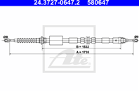 24.3727-0647.2_[1116840] !трос ручника л.+п. ford