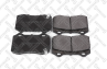000 711b-sx_колодки дисковые задние! с антискр.пл. hyundai santa fe  kia sorento 2.4/2.0d/2.2d 09>