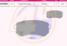 Колодки зад kia picanto 1.0/1.1/crdi/1.2 04-/hyu i10 1.1/1.2 08-/i20 1.2 11- (с 2 датчиками)