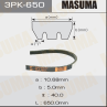 Ремень ручейковый masuma 3pk- 650