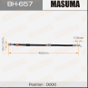 Шланг тормозной MASUMA Mz- /front/ CX-7 ER3P