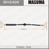 Шланг тормозной MASUMA MERCEDES- /front/ E-CLASS (W211)
