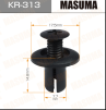 Клипса автомобильная (автокрепеж) MASUMA 313-KR [уп.50]