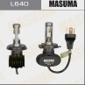 Светодиодная лампа masuma l640 h4 12v 60/55w led 6000k 4000lm [уп.2]