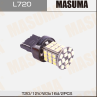 Лампа светодиодная одноконтактная masuma l720 12v 21w led t20 smd 1-2w [уп.2]