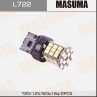 Лампа светодиодная двухконтактная masuma l722 12v 21+5w led t20 smd 1-2w [уп.2]