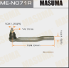 Наконечник рулевой тяги Masuma MICRA/ K12E RH