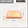 Воздушный фильтр MASUMA BMW X3 (E83) / N52B30, N52B25 (1/21)
