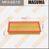 Воздушный фильтр A0284 MASUMA LHD VOLKSWAGEN POLO, GOLF 00- (1/20)