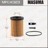 Масляный фильтр OE0173 MASUMA LHD