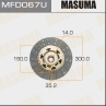 Диск сцепления masuma 300*190*14*35.2 (1 5)
