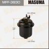 MFF-3830_фильтр топливный! Honda Accord/Civic/CR-V/HR-V 1.4-2.2 94&gt