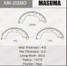 Барабанные тормозные колодки MK2280 от фирмы MASUMA