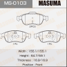 Колодки тормозные дисковые MS0103 от компании MASUMA
